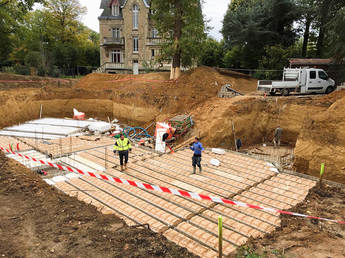 Vue générale du premier plancher